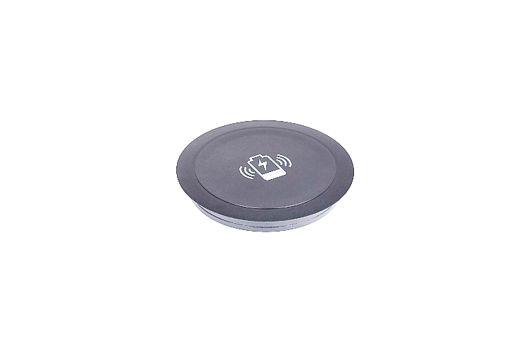 Зарядное устройство Kramer Electronics KWC-1(BC) Встраиваемое беспроводное, цвет "алюминий"